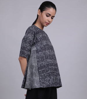 Black & White Cotton Top