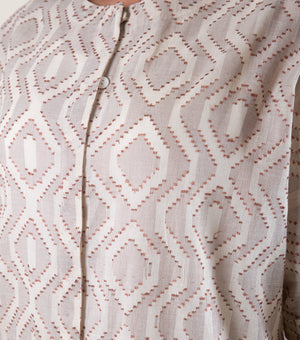 Beige Printed Cotton Co-ord Set