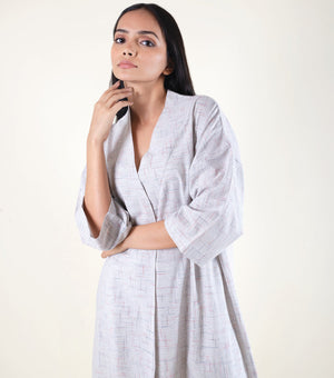 Natural cotton dress