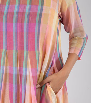 Multicolor Cotton Dress