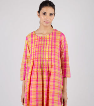 Multicolor Cotton Dress