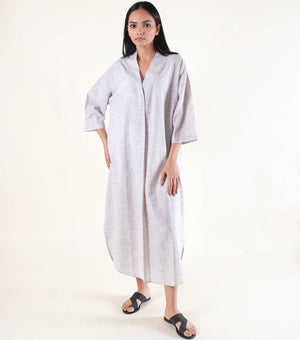 Natural cotton dress