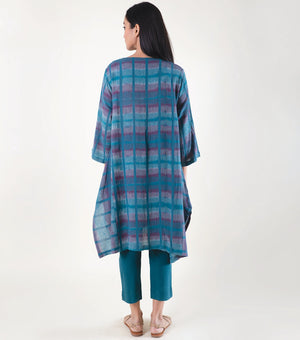 Teal Blue Woven Cotton Co-ord Set