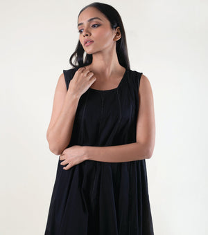 Black Cotton Kediyo Set