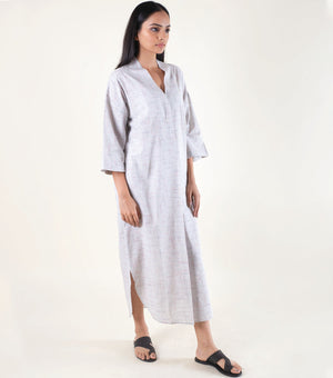 Natural cotton dress