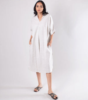 Natural Cotton Stripe Tunic