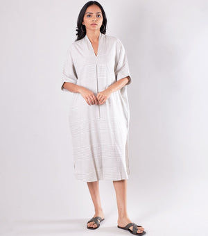 Natural Cotton Stripe Tunic