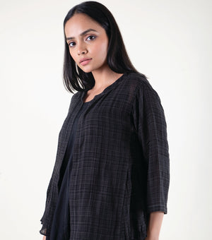 Black Cotton Kediyo Set