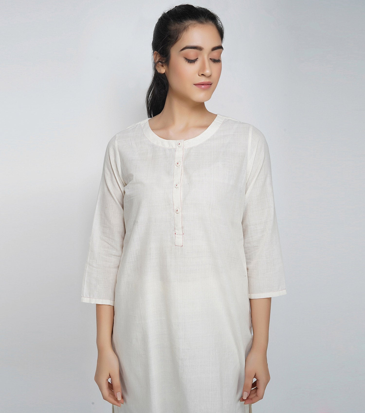 Ivory Cotton Kurta