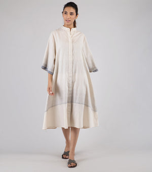 Natural Cotton Shirt Dress