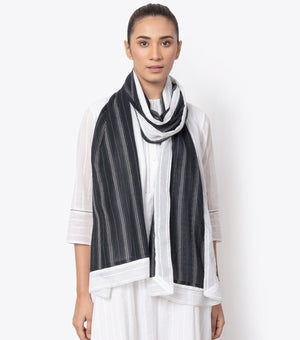 Black Cotton Stole