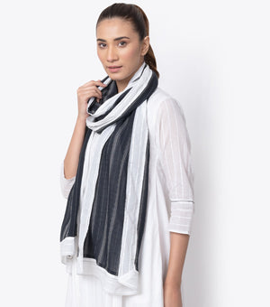 Black Cotton Stole
