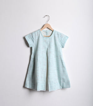 Mint Cotton A-line dress