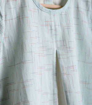 Mint Cotton A-line dress