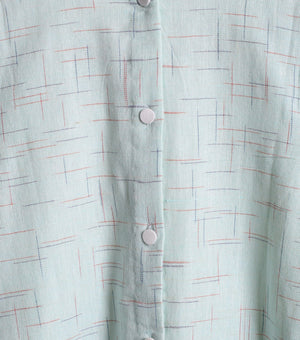 Mint Cotton A-line dress