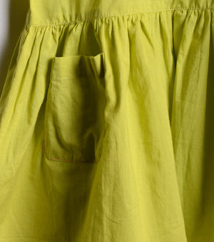 Lime Cotton Dress