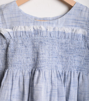 Blue Cotton Dress