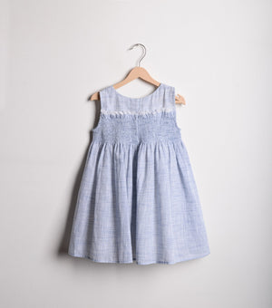 Blue Cotton Dress