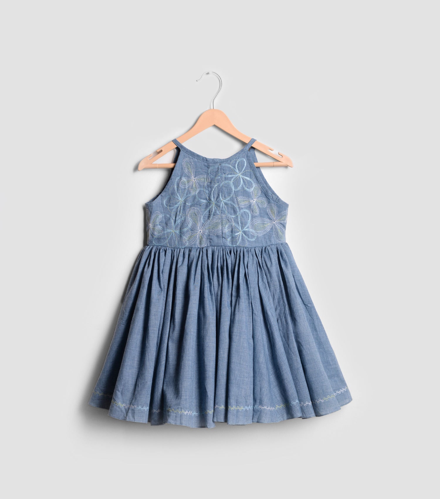 Blue Cotton Singlet Dress
