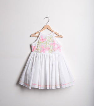 White Cotton Singlet Dress