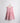 Pink Cotton Linen embroidered flared dress