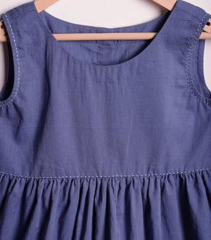 Blue Cotton Dress