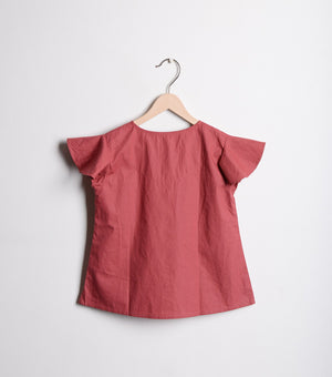 Brick Red Cotton Top
