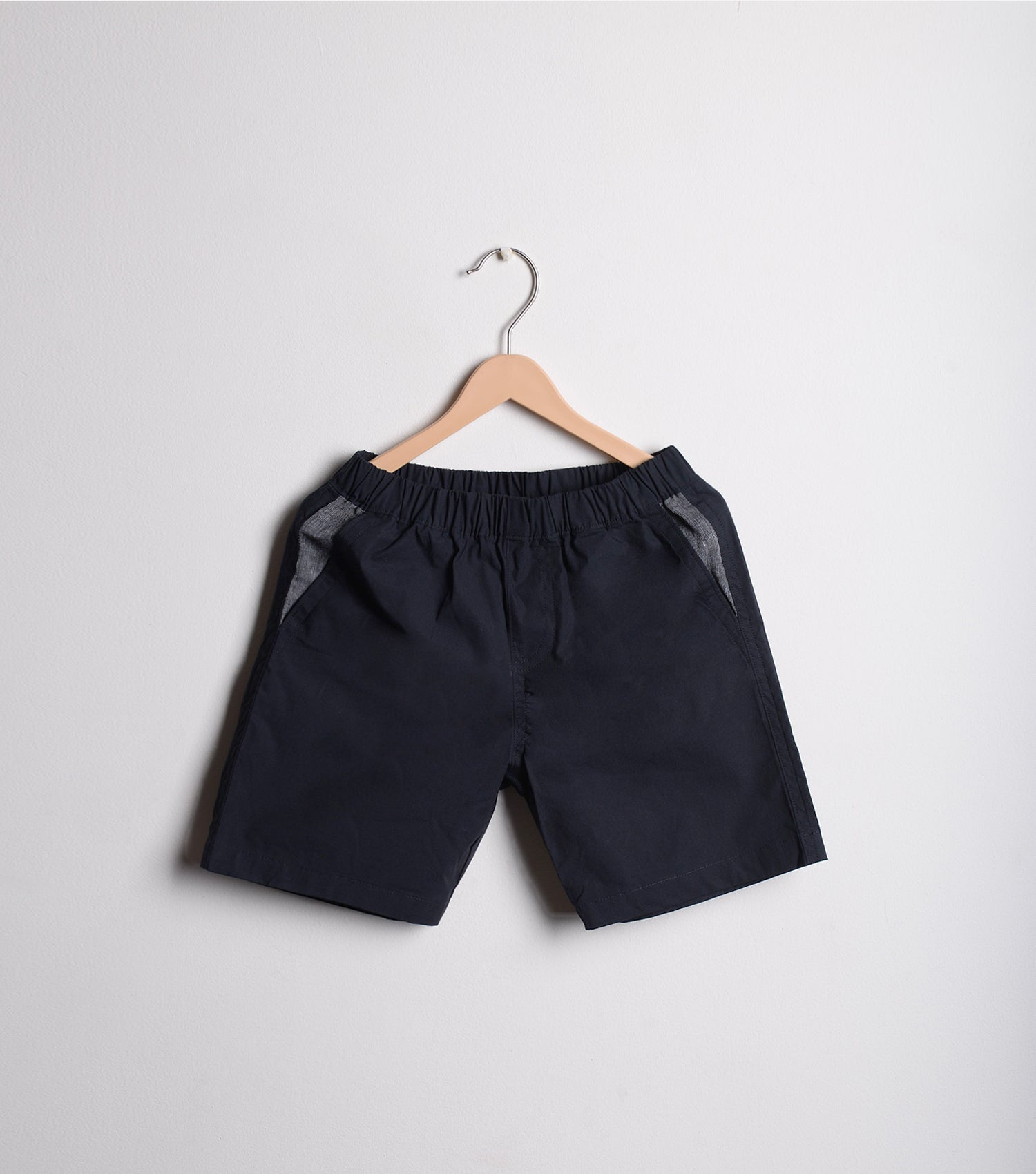 Black Cotton Shorts