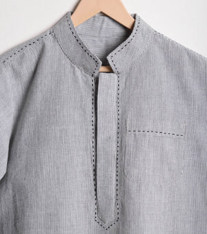 Light Grey Cotton Kurta