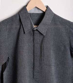 Dark Grey Cotton Shirt