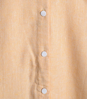 Yellow Cotton A-line dress