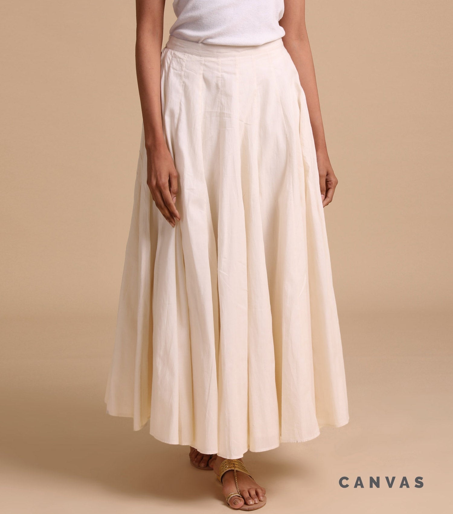 Natural Cotton Skirt