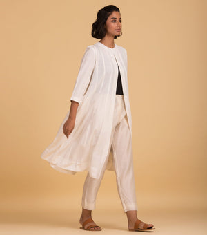 Natural solid chambray jacket