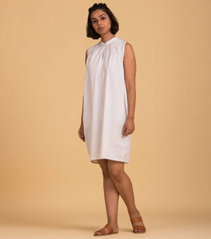 White cotton tunic