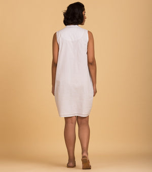 White cotton tunic