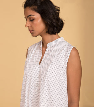 White cotton tunic